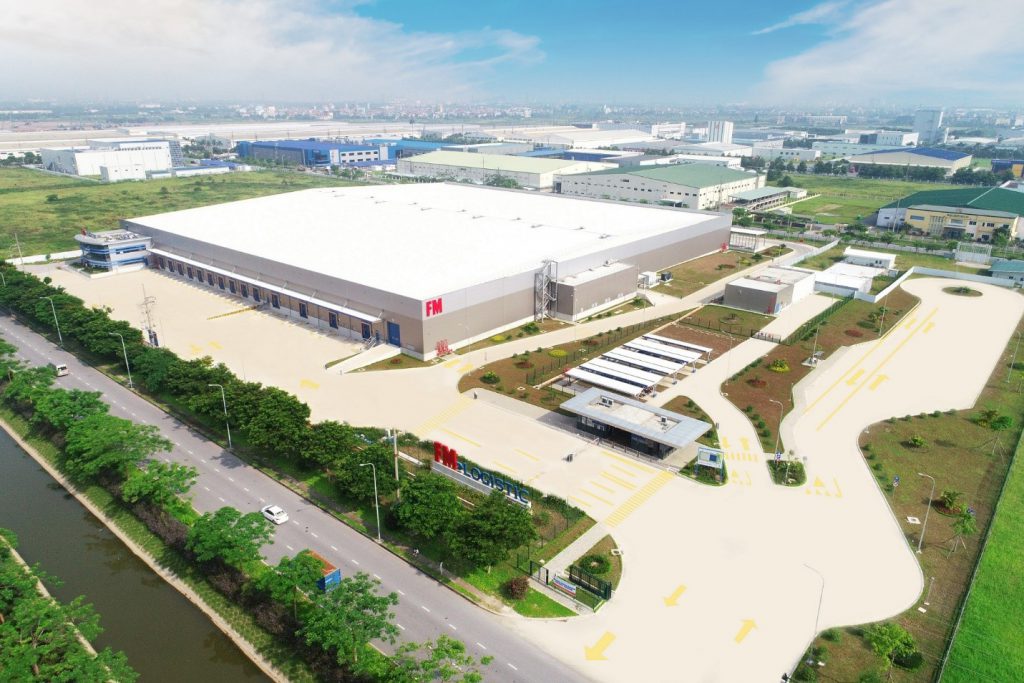 FM Logistic Bắc Ninh là một nhà xưởng khác tại Việt Nam ứng dụng giải pháp thép và vật liệu tôn chất lượng cao của BlueScope